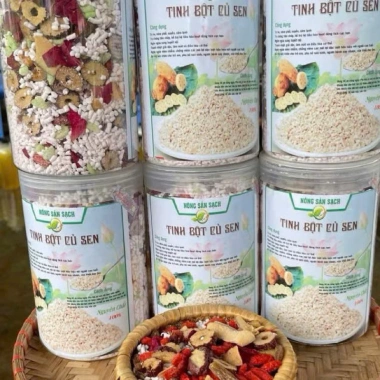Tinh Bột Củ Sen Mix Hạt Dinh Dưỡng - Combo 5 Hộp Giá ưu đãi 85.140 VND Chính Hãng