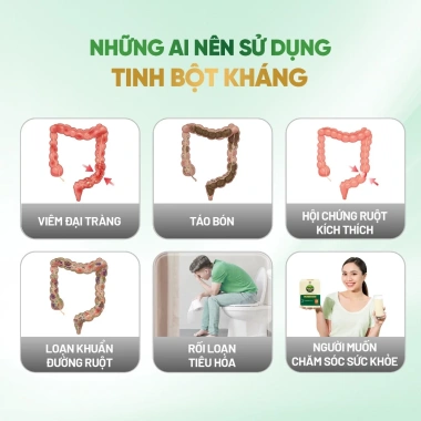 Tinh Bột Kháng Dr Ruột Premium 17% - 10 gói, giảm táo bón, hỗ trợ đại tràng, 405.000₫ 3