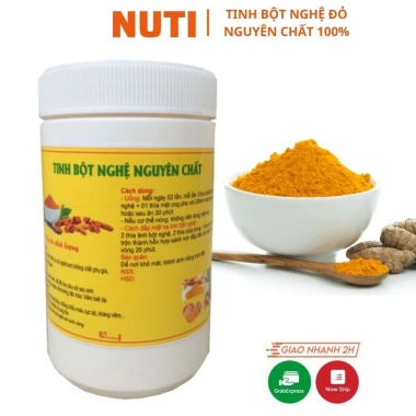Tinh bột nghệ đỏ nguyên chất TAM ĐẢO 500gr - Curcumin cao, giá ưu đãi 163k