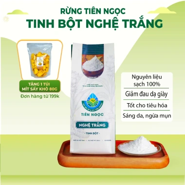Tinh Bột Nghệ Trắng Sấy Lạnh QNA FARM 250g - Curcumin cao, kháng khuẩn, rừng Tiên Phước Quảng Nam, 180.000đ 2