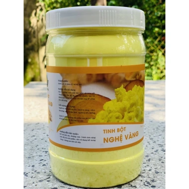 Tinh bột nghệ vàng QNA FARM 100% nguyên chất - Canh tác tự nhiên, giá ưu đãi 160.000đ tăng sức đề kháng 7
