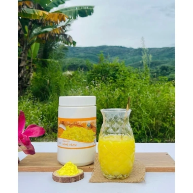 Tinh bột nghệ vàng QNA FARM 100% nguyên chất - Canh tác tự nhiên, giá ưu đãi 160.000đ tăng sức đề kháng 9