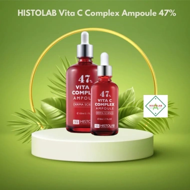 Tinh chất Ampoule Vitamin C 47 VITA C Histolab Arbutin Cam Thảo - Da sáng, giảm nám, chỉ 469.000₫