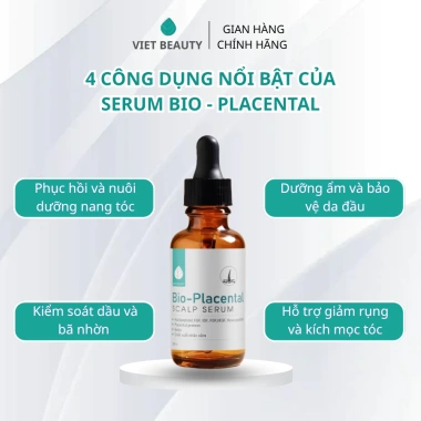 Tinh chất Bio-Placental Scalp Serum VIETBEAUTY - Dưỡng nang tóc, tăng mật độ, giảm rụng tóc - Chỉ 135.000₫ 5 Tinh chất Bio-Placental Scalp Serum VIETBEAUTY - Dưỡng nang tóc, tăng mật độ, giảm rụng tóc - Chỉ 135.000₫ 5