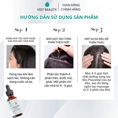 Tinh chất Bio-Placental Scalp Serum VIETBEAUTY - Dưỡng nang tóc, tăng mật độ, giảm rụng tóc - Chỉ 135.000₫