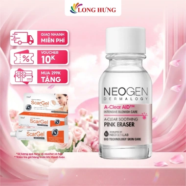Tinh chất chấm mụn Neogen Dermalogy A Clear Aid Pink Eraser 15ml Giá 329.000₫