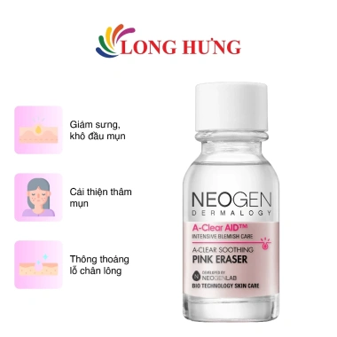 Tinh chất chấm mụn Neogen Dermalogy A Clear Aid Pink Eraser 15ml Giá 329.000₫ 2
