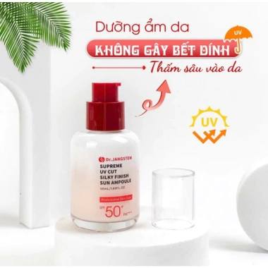 Tinh chất chống nắng phổ rộng Dr Jangstem - Bệnh viện Vands Clinic 50ml bảo vệ da toàn diện, không nhờn, kéo dài 8h 2 Tinh chất chống nắng phổ rộng Dr Jangstem - Bệnh viện Vands Clinic 50ml bảo vệ da toàn diện, không nhờn, kéo dài 8h 2