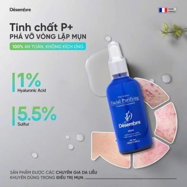 Tinh Chất Désembre Facial Purifying Concentrate 30ml - Giảm Mụn Nhanh, Giá 700.000đ 4 Tinh Chất Désembre Facial Purifying Concentrate 30ml - Giảm Mụn Nhanh, Giá 700.000đ 4