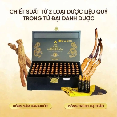 Tinh chất Đông trùng hạ thảo 60 ống 365 Korea - Giá ưu đãi 3,1 triệu, tăng sức khỏe