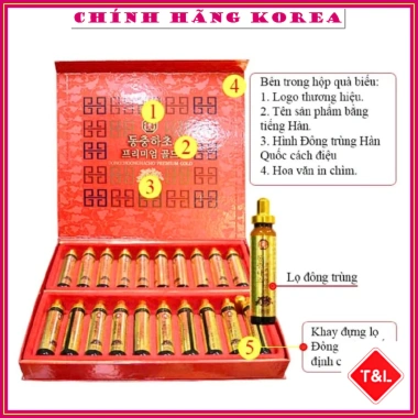 Tinh chất đông trùng hạ thảo Apgold 20 ống đỏ Đề kháng, giảm mệt mỏi, giá 775.000₫