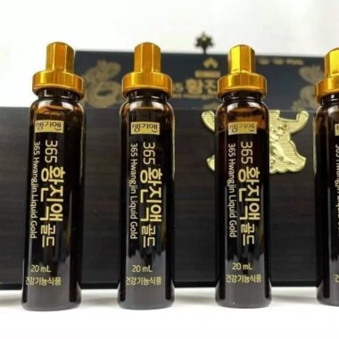Tinh Chất Đông Trùng Hạ Thảo Hàn Quốc 365 Hwangjie Liquid Gold 20ml x 60 ống - 2.58 triệu 4
