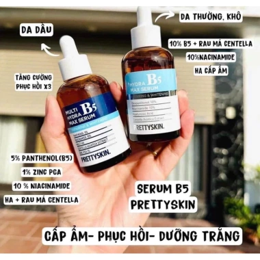 Tinh Chất Dưỡng Ẩm B5 PRETTY SKIN 50ml – Dưỡng Trắng, Phục Hồi, Chống Lão Hóa