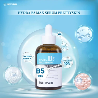 Tinh Chất Dưỡng Ẩm B5 PRETTY SKIN 50ml – Dưỡng Trắng, Phục Hồi, Chống Lão Hóa 3 Tinh Chất Dưỡng Ẩm B5 PRETTY SKIN 50ml – Dưỡng Trắng, Phục Hồi, Chống Lão Hóa 3