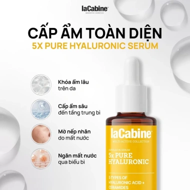Tinh Chất Dưỡng Ẩm LaCabine 5x Pure Hyaluronic Serum - Giảm Nếp Nhăn, Dưỡng ẩm sâu, Giá chỉ 882.000 VND 7