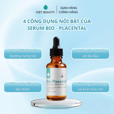 Tinh chất dưỡng nang tóc Bio-Placental Scalp Serum VIETBEAUTY - Tăng mật độ, giảm rụng tóc, giá chỉ 135.000₫