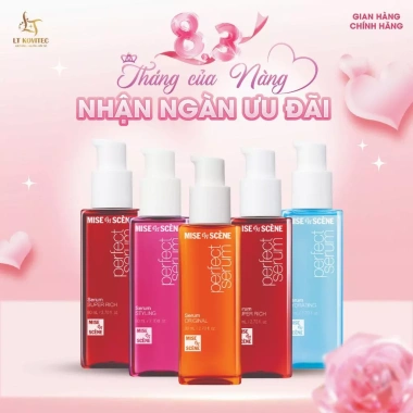 Tinh chất dưỡng tóc mise en scène Perfect Serum 7 loại dầu cao cấp, phục hồi hư tổn 80ml - 242.000đ