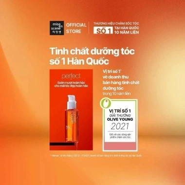 Tinh chất dưỡng tóc mise en scène Perfect Serum 7 loại dầu cao cấp, phục hồi hư tổn 80ml - 242.000đ 5 Tinh chất dưỡng tóc mise en scène Perfect Serum 7 loại dầu cao cấp, phục hồi hư tổn 80ml - 242.000đ 5