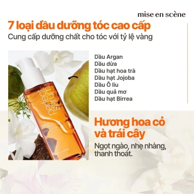 Tinh chất dưỡng tóc mise en scène Perfect Serum 7 loại dầu cao cấp, phục hồi hư tổn 80ml - 242.000đ