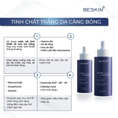 Tinh chất dưỡng trắng da Ultra Ampoule Concentré 2ml sample & 50ml Giá ưu đãi 108.000đ 2