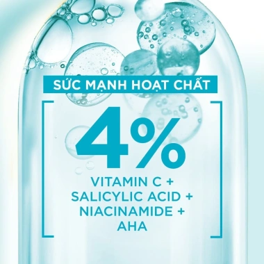 Tinh chất Garnier 4% Niacinamide – Chống mụn, sáng da, Boost Vitamin C, Hyaluron Serum 30ml 3
