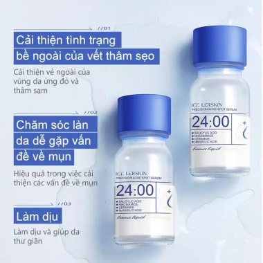 Tinh Chất Giảm Mụn ICE LERSKIN 10ml - Làm dịu mụn sưng đỏ, mờ vết thâm, phù hợp mọi loại da, giá 99.800₫ 4