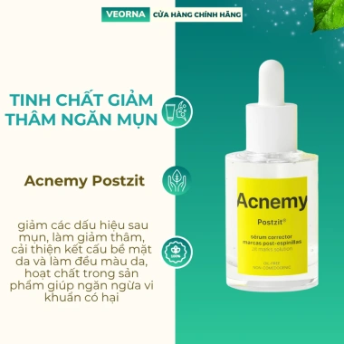 Tinh Chất Giảm Thâm, Ngăn Ngừa Mụn Acnemy Postzit – Trị Hậu Đánh Rối, Giá 801.000₫ 2
