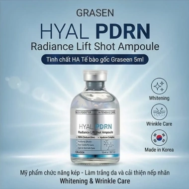 Tinh chất HA Tế bào gốc PDRN 55ml Grasen Hàn Quốc Căng bóng, phục hồi và trẻ hóa da, giảm 22% 2