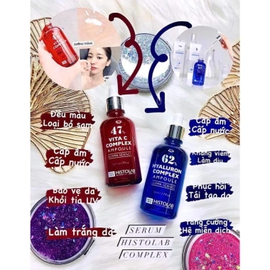 Tinh chất Histolab Dưỡng trắng da Vita C Complex Ampoule 47% - 145.600₫