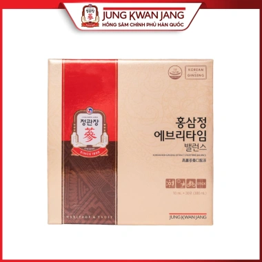 Tinh Chất Hồng Sâm KGC Jung Kwan Jang EveryTime Balance 20-30 gói - Giảm giá 20% Tăng sức đề kháng, cân bằng nội tiết