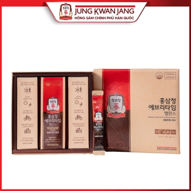 Tinh Chất Hồng Sâm KGC Jung Kwan Jang EveryTime Balance 20-30 gói - Giảm giá 20% Tăng sức đề kháng, cân bằng nội tiết