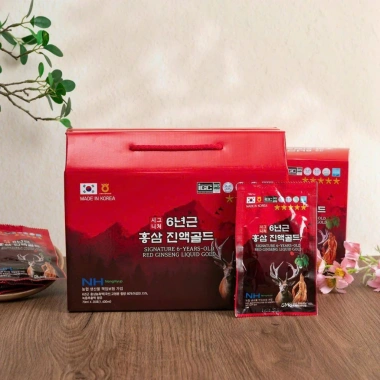 Tinh chất Hồng Sâm Nhung Hươu 6 năm cô đặc Hàn Quốc 70ml - 20 gói, giảm còn 255k