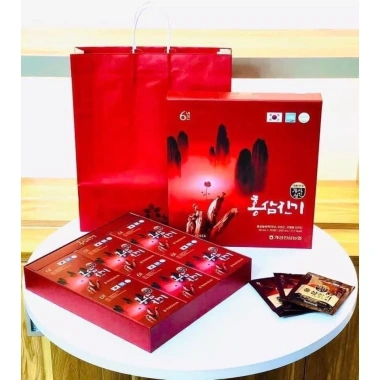 Tinh chất hồng sâm núi CHINKI Hàn Quốc 30 gói 50ml - Giá ưu đãi 329.000đ