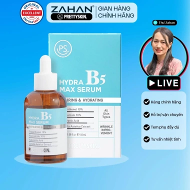 Tinh Chất Hydra B5 Max Serum Prettyskin 50ml - Cấp ẩm, Phục hồi da, 415.000₫