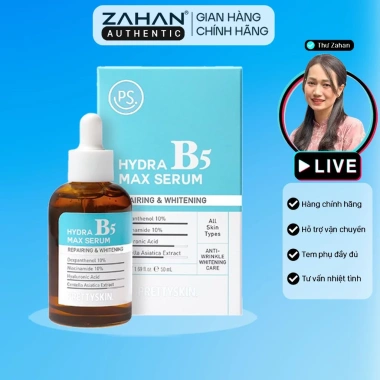 Tinh Chất Hydra B5 Max Serum Prettyskin 50ml - Cấp ẩm, Phục hồi da, 415.000₫ 2 Tinh Chất Hydra B5 Max Serum Prettyskin 50ml - Cấp ẩm, Phục hồi da, 415.000₫ 2