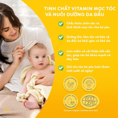 Tinh Chất Kích Thúc Tóc Nhiều, Nuôi Dưỡng Da Đầu Bé Mamas Choice - Không Kích Ứng, Giá 207K