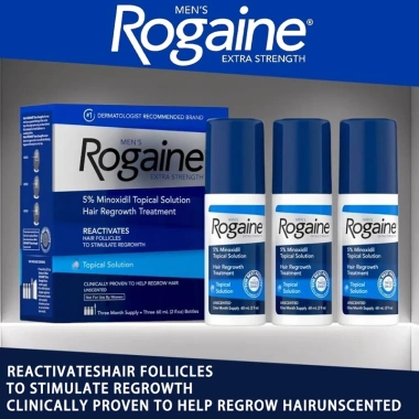 Tinh chất mọc tóc nam Rogaine 5% Minoxidil 60ml - Giảm rụng, tăng dày, 440.000₫