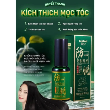 Tinh Chất Mọc Tóc Nhân Sâm SKINZE CQRZEN - Xịt Kích Mọc, Giảm Rụng, Hói Đầu, Dưỡng Nang Tóc Chắc Khỏe 129k