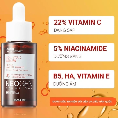 Tinh Chất Neogen Vitamin C 22% Dermalogy Serum Mờ Thâm Dưỡng Trắng 32ml Giá 109.900đ 7