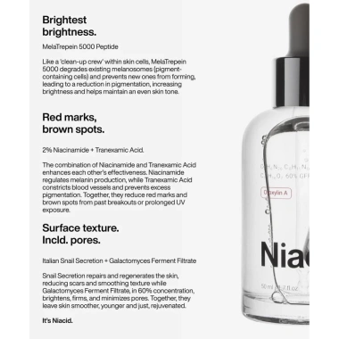 Tinh chất Niacid Slurp 100% chính hãng - Phục hồi sẹo mụn, giảm thâm, 600.000đ 2 Tinh chất Niacid Slurp 100% chính hãng - Phục hồi sẹo mụn, giảm thâm, 600.000đ 2