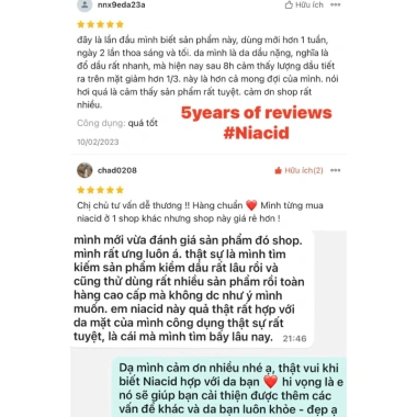 Tinh chất Niacid Slurp 100% chính hãng - Phục hồi sẹo mụn, giảm thâm, 600.000đ