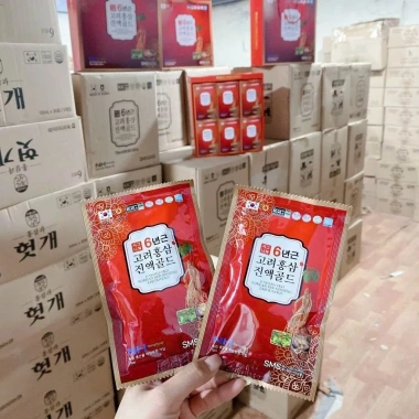 Tinh Chất Nước Hồng Sâm Cô Đặc 6 Years Bio Pharm Hàn Quốc 30 gói 70ml Giá 309.000₫