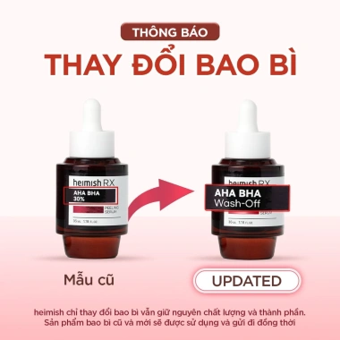Tinh chất Peel Da Heimish RX AHA BHA Wash Off 35ml - Giảm Giá Đặc Biệt 458k