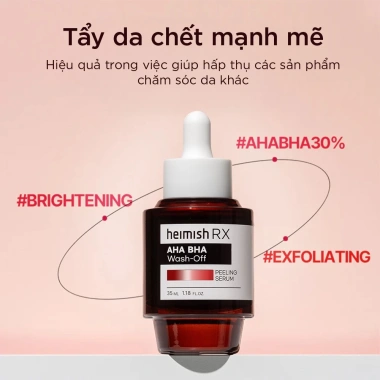 Tinh chất Peel Da Heimish RX AHA BHA Wash Off 35ml - Giảm Giá Đặc Biệt 458k