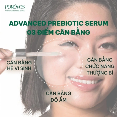 Tinh Chất Porêves Cấp Ẩm, Phục Hồi Da - Serum Prebiotic 30ml Giá 465k (giảm 20%)