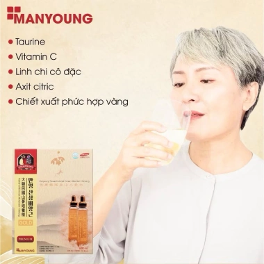Tinh Chất Sâm Núi Manyoung Hàn Quốc Cao Cấp 30 Ống - Giá 999k, Dưỡng Sinh, Tăng Cường Sinh Lực