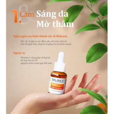Tinh Chất Sáng Da Vitamin C Balance Brightening – Giảm Thâm, Da Rạng Rỡ, Giá 200.000₫ (Giá Gốc 260.000₫)