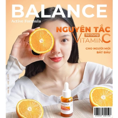Tinh Chất Sáng Da Vitamin C Balance Brightening – Giảm Thâm, Da Rạng Rỡ, Giá 200.000₫ (Giá Gốc 260.000₫) 6 Tinh Chất Sáng Da Vitamin C Balance Brightening – Giảm Thâm, Da Rạng Rỡ, Giá 200.000₫ (Giá Gốc 260.000₫) 6