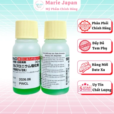 Tinh chất Sato chấm hói giảm rụng tóc 30ml Nhật Bản, hiệu quả nhanh, giá 119k