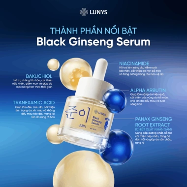 Tinh Chất Serum Black Ginseng Nhân Sâm Đen - Làm Trắng Da, Cải Thiện Thâm Sạm, Chống Lão Hóa - Giá 169.000 VNĐ 3